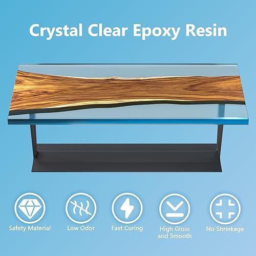 OcePor Epoxy Resin 2 Gallon Clear Resin Epoxy Kit for Art Craft - Image 3