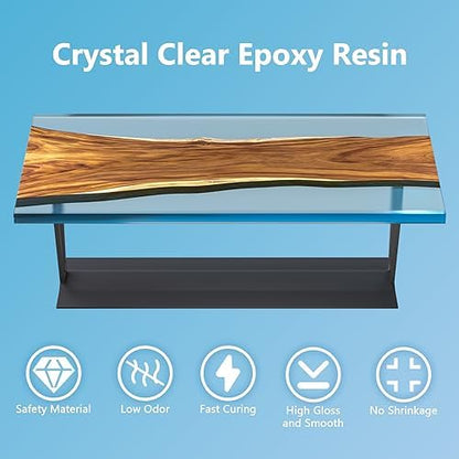 OcePor Epoxy Resin 2 Gallon Clear Resin Epoxy Kit for Art Craft - Image 3
