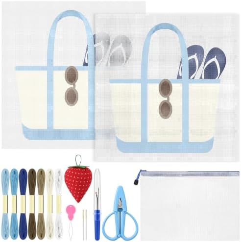 XunYee Needlepoint Canvas Kit, Tote by XunYee