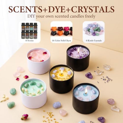 BISWYLBLJ Candle Making Kit,Soy Candle Making Supplies for Adults Beginner - Image 3