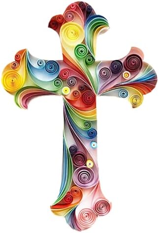 Cross Paper Quilling Kit Paper Quilling Adult Craft Great for DIY Craft Workshop, Home Decoration, Birthday Gift,Adult Friend interaction.It's Suitable for Adult and Craftsmen.Creative Stress Reliee. - Image 4