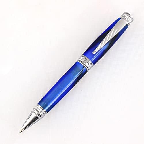 Legacy Woodturning, Fat Cat Pen Kit Starter Pack with Bushings, Hurricane M42 Cobalt Drill Bit, Pen Kits, Wood Pen Blank Sampler Pack - Image 4