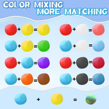 108 PCs Air Dry Clay Kit for Kids Age 3-12 with 9 Sculpting Tools 36 Colors - Image 5
