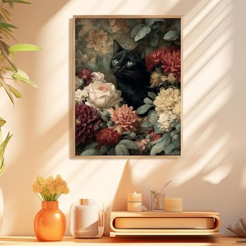 Cat Paint by Numbers Kit for Adults, Adult Paint by Number Kits 16x20 in - Image 2