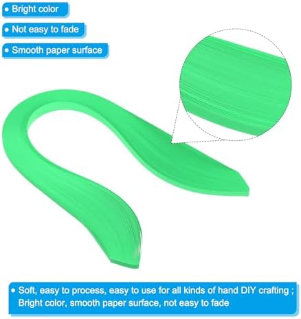 PATIKIL Quilling Strips Paper 600pcs 5mm 39cm Origami Paper Quilling Kits for Art DIY Hand Craft Christmas, Forest Green - Image 3