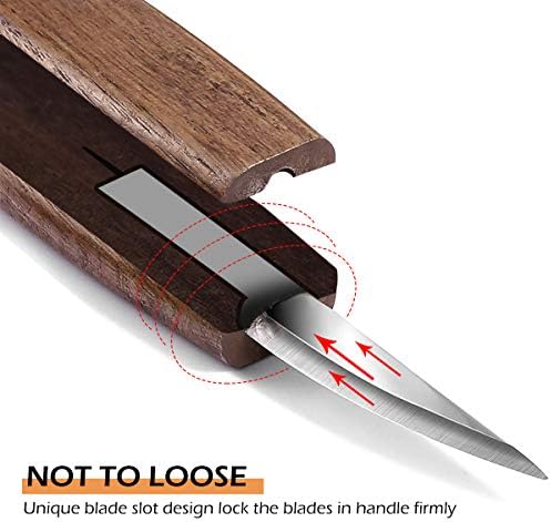 Wood Carving Kit with 6pcs Whittling Knives,Trimming Knife for Woodwork,Chip Carving Knife Kit, Whittling Kit DIY Hobbies for Beginners Adults Kids Hobby - Image 4