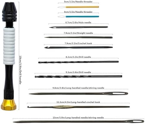 Candle Making Tools for Punching Holes and Inserting Wicks, Candle Making Kit for Adult Beginners Including Wick Needle with Hook and Large Eye, Perfect to Silicone Molds with No Holes for Wicks - Image 2