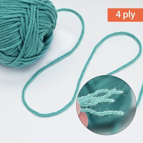 NICEEC 300g Soft Assorted Colors Yarn 100% Acrylic 870yds -Series 16 - Image 3