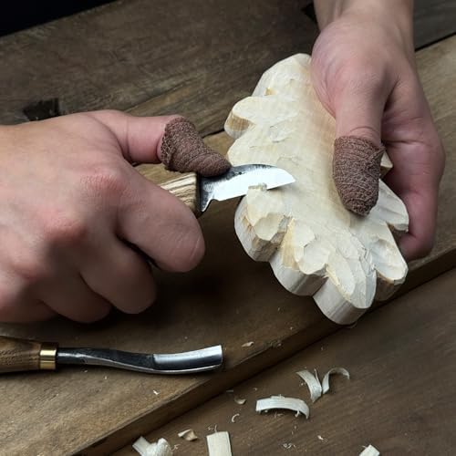 Sharky DIY Oak Leaf Wood Carving Kit for Beginners - Image 5