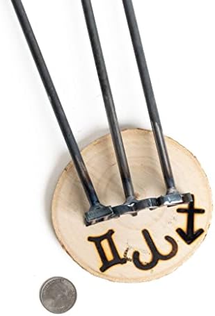 1" Zodiac Mini Steel Branding Irons Kit for Hats, Wood Burning, DIY Beginner Adult Crafts Bullet Points - Image 6