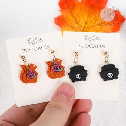 Puocaon Fall Halloween Polymer Clay Cutters for Jewelry Earring Making - Image 6