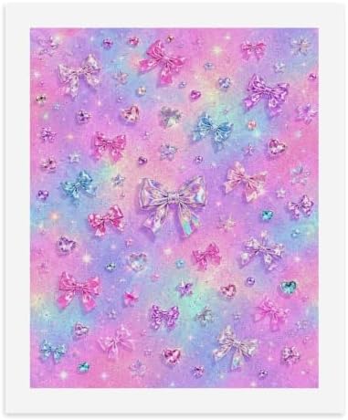 Paint by Numbers Kit for Adults Beginner Art Decor Rainbow Shine Bow - Image 2