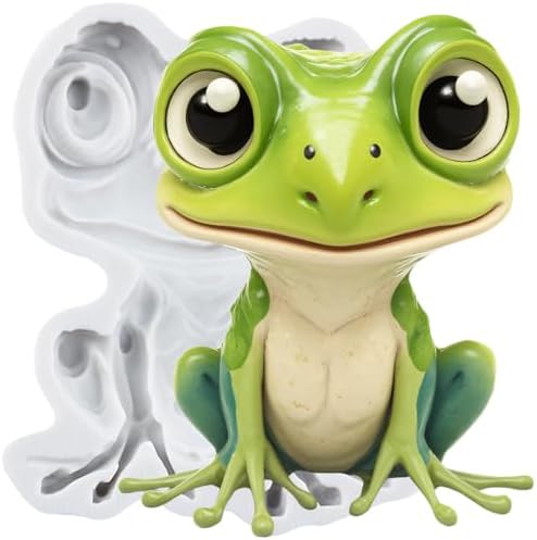 Frog Polymer Clay Molds Frog Silicone Mold by Unknown