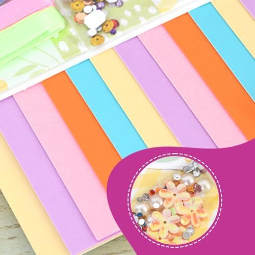 sdybjml Card Making Kit, Colorful Hand-Made Greeting Card Making Kit, DIY Kits for Adults and Kids, Supplies for Birthday Invitation, Holiday, Baby Shower - Image 6