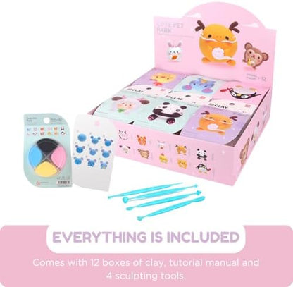 LOUFOR Air Dry Clay Kit -12 Animals Modeling Clay for Kids Arts and Crafts - Image 6
