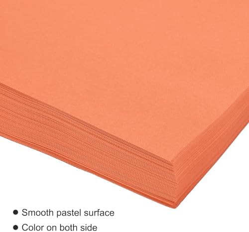 MECCANIXITY 100 Sheet Origami Paper Double Sided Orange 11.7 x 8.3 Inch Square Sheet for Art Craft Project, Beginners, Gifts Decor - Image 4