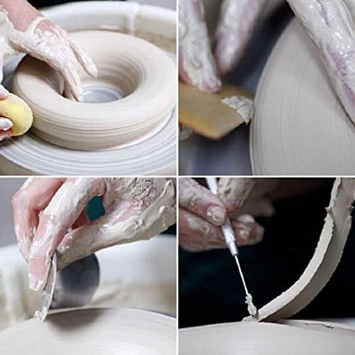 ReArt Natural Air-Dry Clay, Baking Clay, Low Fire Pottery Clay with 40 Pcs Pottery Tools White and Terra Cotta - Image 6