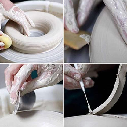 ReArt Natural Air-Dry Clay, Baking Clay, Low Fire Pottery Clay with 40 Pcs Pottery Tools (Gray and Terra Cotta) - Image 6