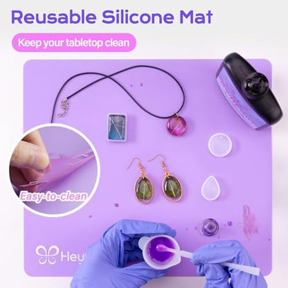 HeyClear 250g UV Resin kit -Crystal Clear, Hard UV Epoxy Resin - Image 3