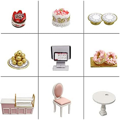 CUTEROOM DIY Doll Room Miniature Furniture Wooden House Kit-Sweet Talk - Image 6