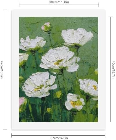 CMQHYF Paint by Numbers Kit Vintage Botany for Adults and Beginners, Frameless Acrylic Paint Set on Canvas DIY Oil Painting, Easy Number Art for Home Decor - Image 2