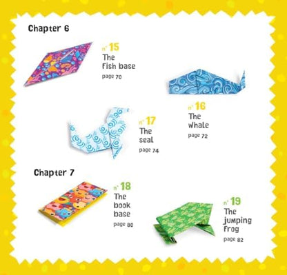 My First Origami Book: 19 Easy & Colorful Projects with 80 Sheets of Origami Paper + How-To Videos (Dover Crafts: Origami & Papercrafts) - Image 6