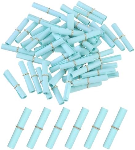 MECCANIXITY 120Pcs Message Paper Scrolls 3x6cm Lucky Wishing Light Blue by MECCANIXITY