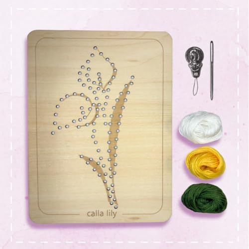 Wooden Flower Lacing Embroidery Kits for Beginners, Set of 5 Learn-to-Stitch Craft Boards, Sewing & Embroidery Art Kits for Kids Ages 8+, DIY Craft Projects, Educational Gifts, Party Favors (Summer) - Image 3