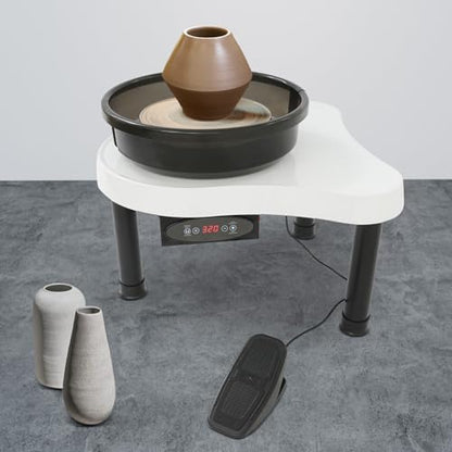12.6in/32cm Pottery Wheel for Adult Electric Pottery Set with Foot Pedal - Image 5