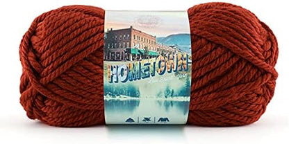 Lion Brand Yarn Hometown Yarn, Super-Bulky Yarn for Knitting, Crocheting, and Crafting, 1 Pack, Tampa Spice by LionBrandYarn