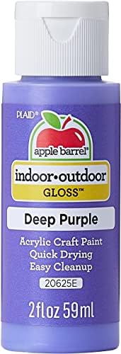 Apple Barrel Gloss Acrylic Paint in Assorted Colors (2-Ounce), 20625 Deep Purple by AppleBarrel