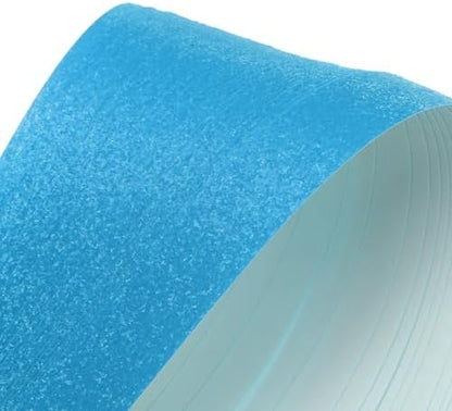 MECCANIXITY 360 Sheets Origami Paper Glitter Stars Papers Lake Blue Fold Paper for Beginner Arts Crafts Projects,0.4 x 9.3 Inch - Image 3