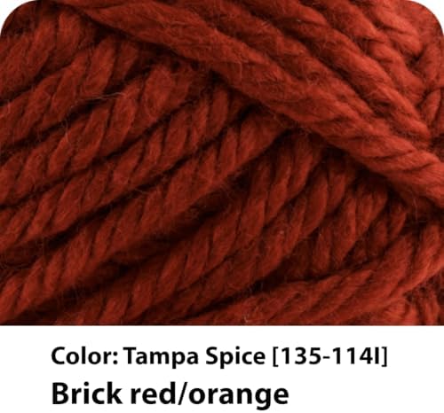 Lion Brand Yarn Hometown Yarn, Super-Bulky Yarn for Knitting, Crocheting, and Crafting, 1 Pack, Tampa Spice - Image 2