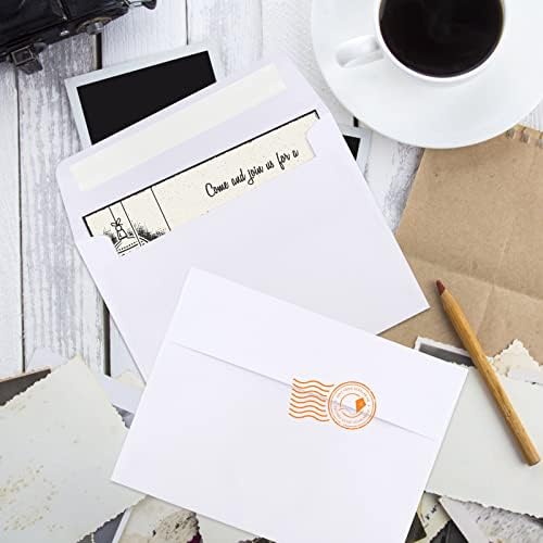 140 Packs Invitation Envelopes, A2 Envelopes White, Postcard Envelopes, Envelopes for 4.5x5.5 Cards, Envelopes for Invitations, Envelopes Self Seal for Photos RSVP, Greeting Cards - Image 7