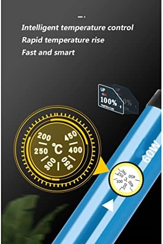 Grafken 71PCS Wood Burning Kit, Temperature 200~450°C, Wood Burning Kit, Wood Burning Tool with Soldering Iron Tip for Embossing/Engraving/Welding (Color : Blue) - Image 4