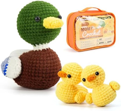 Crochetobe Crochet Kit for Beginners, Crochet Animal Kit for Adults Kids by Crochetobe
