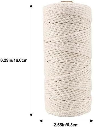 HOMSFOU 1set Macrame Kit Hand Woven Tapestry Decoration for Beginners Complete Crafting Supplies for Wall Hangings Plant Hangers for Creative Projects Relaxation - Image 2