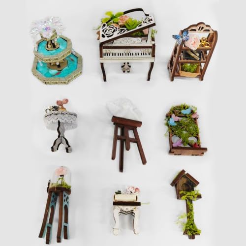 Book Nook Kit DIY Miniature House 3D Wooden Puzzle - Rose Manor - Image 7