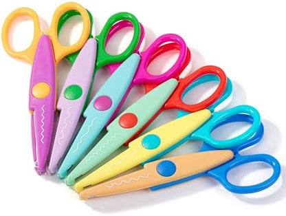 Mr. Pen- Craft Scissors Decorative Edge, 6 Pack, Spring Colors by MrPen