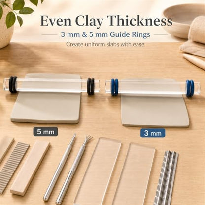 Diyoohomy 20 Pcs Polymer Clay Tools Set, Pottery Earring Jewelry Making - Image 4