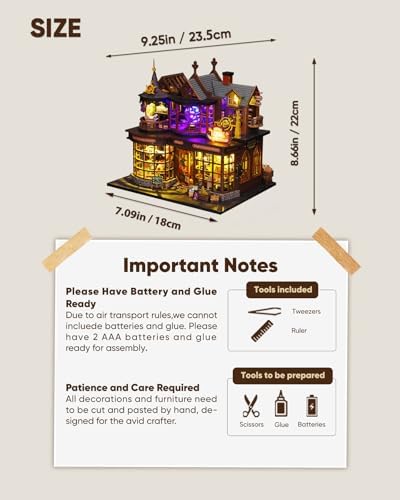 DIY Miniature House Kit Dollhouse Kit for Adults to Build Mini Magic House - Image 6
