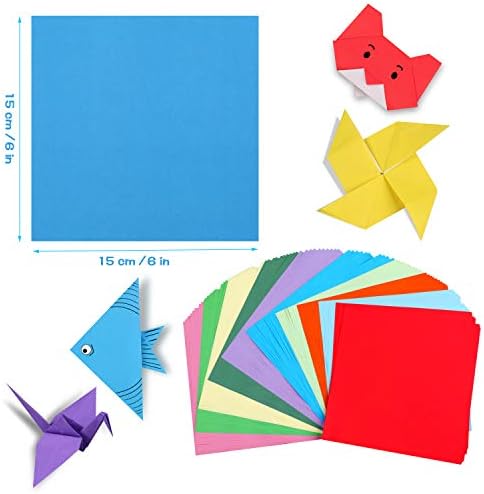 Origami Kit for Kids Ages 5-8, 10 Color Double Sided, 120 Sheets with Book - Image 3