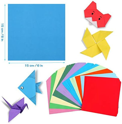 Origami Kit for Kids Ages 5-8, 10 Color Double Sided, 120 Sheets with Book - Image 3