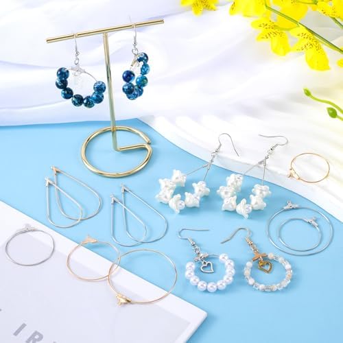OIIKI 700pcs Hypoallergenic Earring Making Kit, Gold/Silver Plated Hooks - Image 4