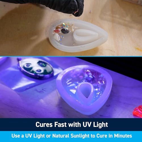 TotalBoat Clear Acrylic UV Resin Kit with UV Cure Light - 200g - Image 2