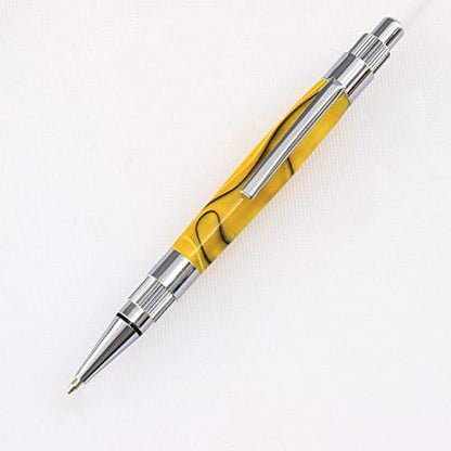 Legacy Woodturning, Gear Click Pen Kit Starter Pack with Bushings, Hurricane M42 Cobalt Drill Bit, Pen Kits, Wood Pen Blank Sampler Pack - Image 2