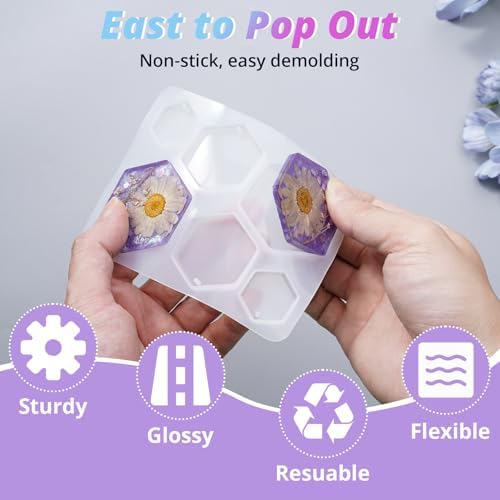 LET'S RESIN Earring Resin Molds, 171Pcs Jewelry Making Kit - Image 3