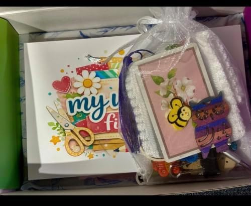 Junk Journal Starter Kit with A5 Kraft Journal, Ephemera & Craft Supplies - Image 7