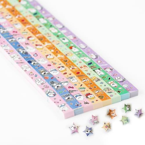 Star Origami Paper, DIY Origami Paper Star Strips (Cute Puppy540 sheets) - Image 2