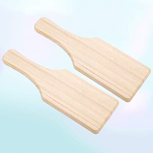 Wooden Sculpture Tools 2Pcs Clay Modeling Paddle Boards 7.67In for Ceramic Pottery Crafting Smooth Carving and DIY Art Projects - Image 4